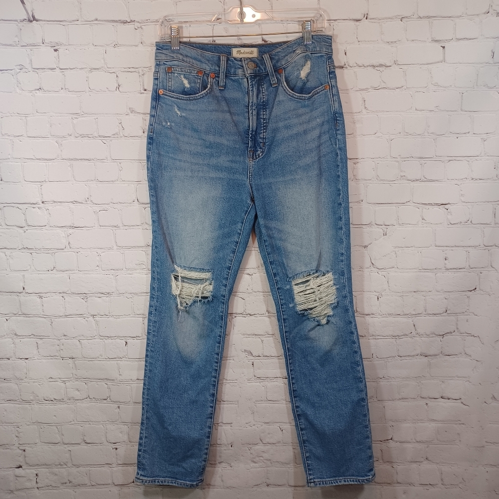Madewell The Perfect Vintage Jean Distressed Crop